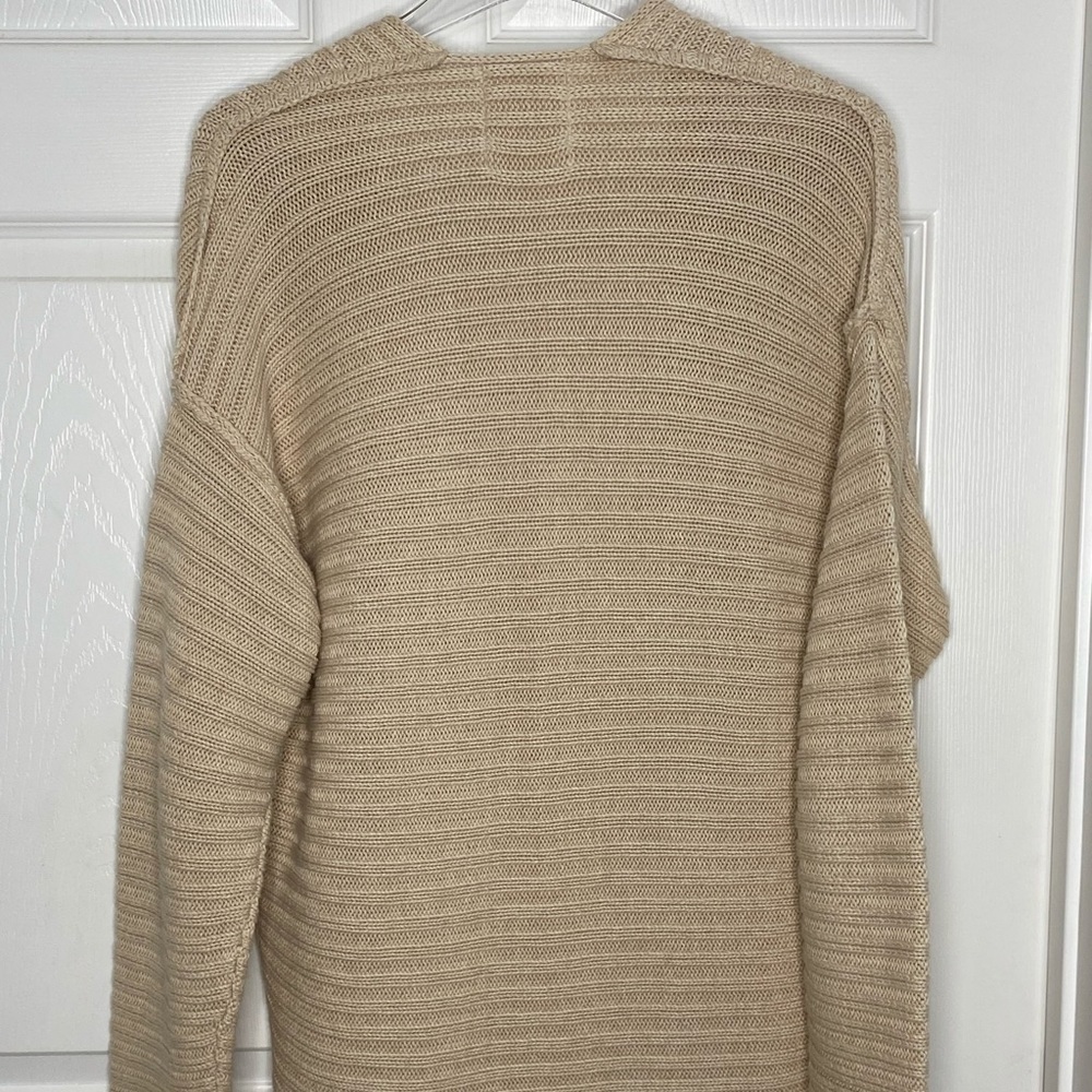 Urban Outfitters Open Front Knit Sweater Beige - Picture 2 of 9